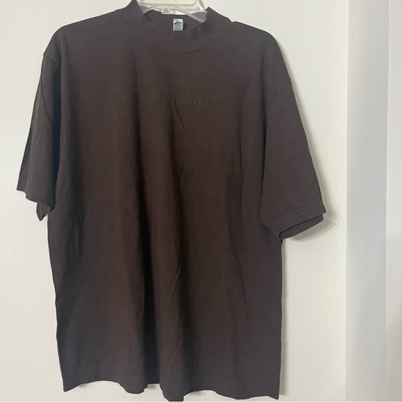 Los Angeles Apparel Men's 100% Cotton Brown Crewneck These Are The Days - Picture 1 of 5